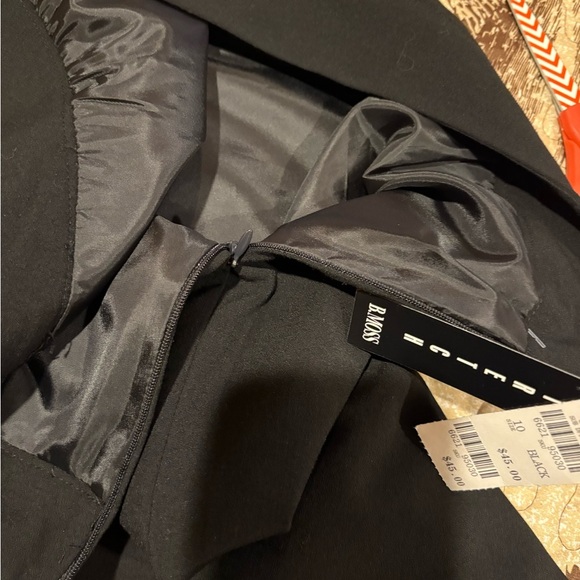 Tailor Stretch B.Moss Elegant Black Women's Skirt NWT - Picture 6 of 11